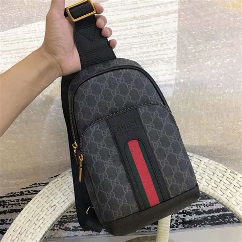 gucci sling bag men|gucci satchel bag men's.